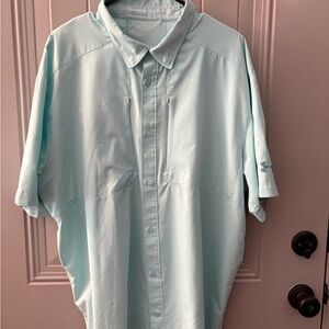 Under Armour Men's Sky Blue Casual Shirt